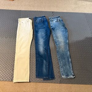 3 pairs of 32 x 32 scotch & soda jeans - all worn 1 or 2 times like new